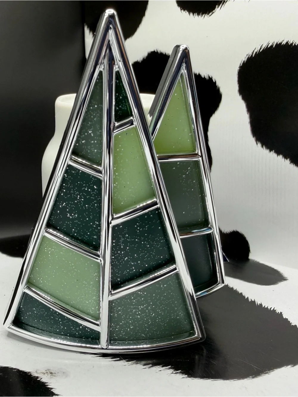 Yankee Candle Green Stained Glass Trees Scent Plug - Decorative Home Accent